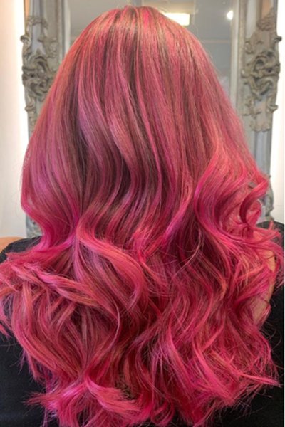 bold hair colour at elements salon in oxted surrey