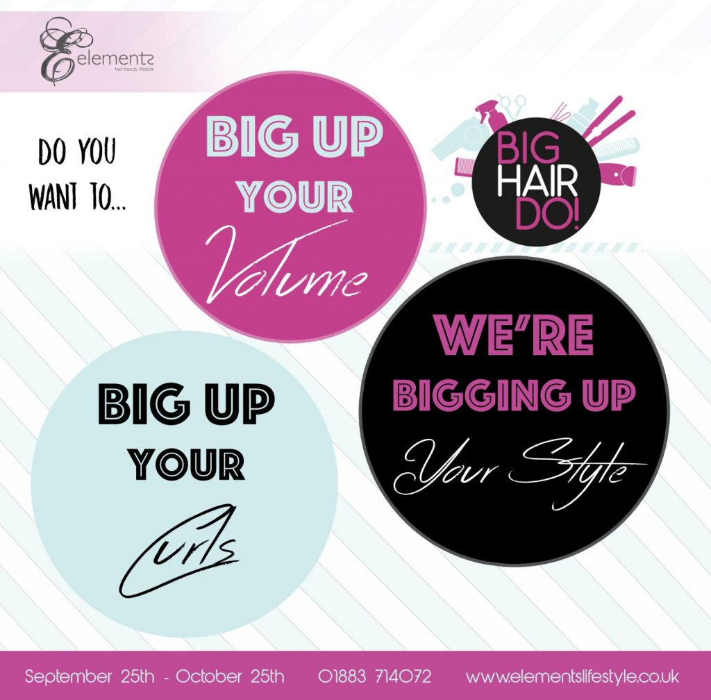 the big hair do 2018 at elements hair salon in oxted