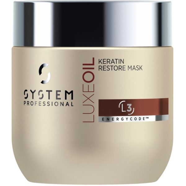 system professional luxe oil keratin restore mask 200ml p15077 27025 image