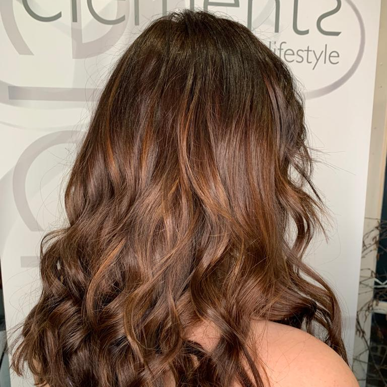 Brunettes at elements hair salon in oxted