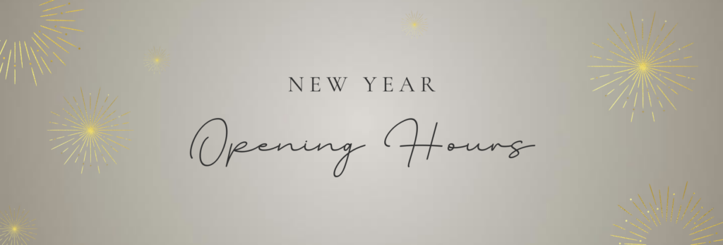 Black and Gold Minimalist Christmas Holiday Opening Hours Instagram Post 1838 x 622 px