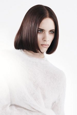 Straight, Sleek Hairstyle Ideas at elements hair salon in Oxted