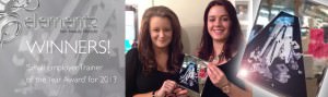 WINNERS! ‘Small Employer Trainer of the Year Award’ for 2013