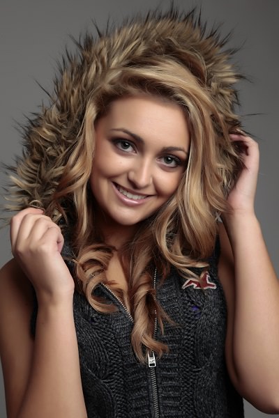 Miss England contestant styled by elements
