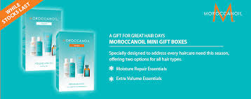 moroccanoil with free shampoo and conditioner