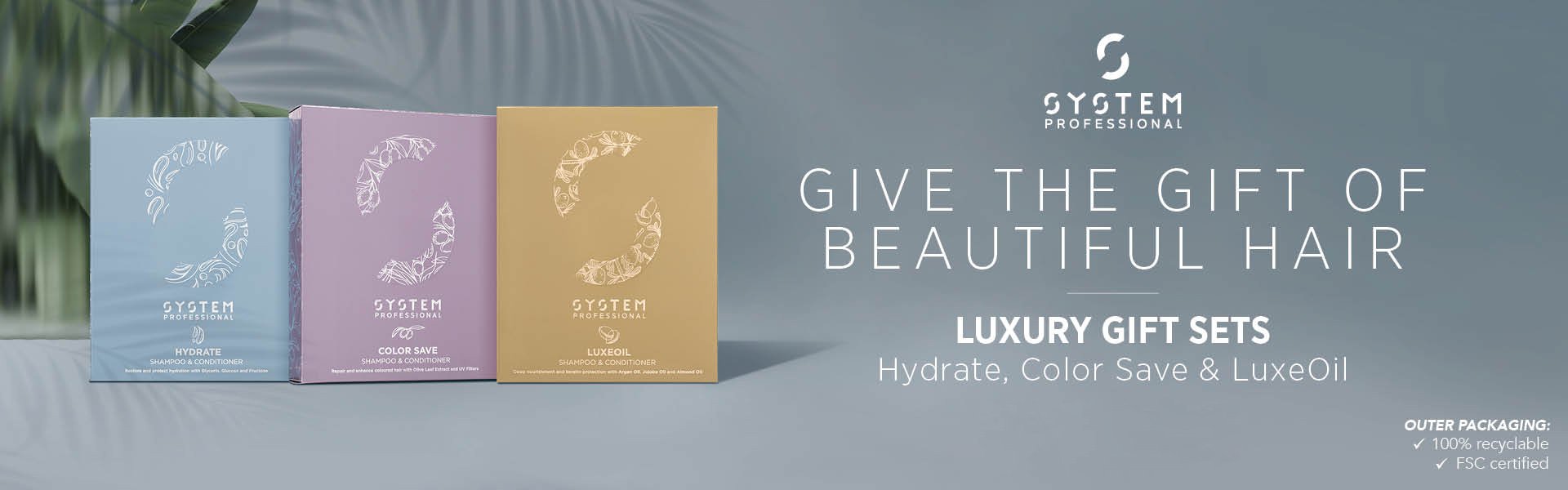 System Professional Hair Care Gift Sets elements hair salon oxted